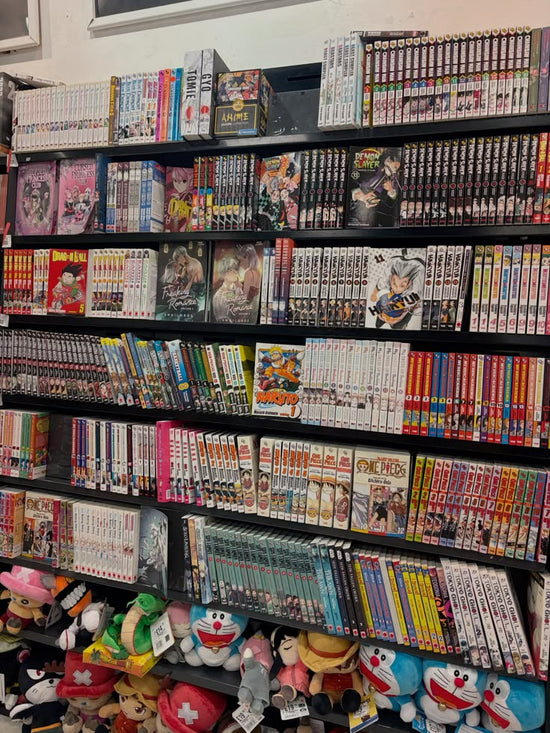 Physical Manga From a Shop Built for Collectors